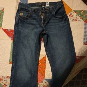 Cinch Carter 31x34 Men's Bootcut Jeans - Dark Blue